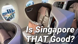 Is Singapore Business Class REALLY Worth It [upl. by Constantina]