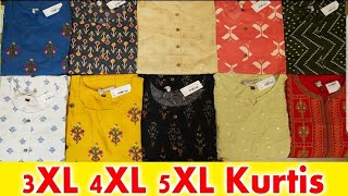 3XL 4XL 5XL Kurtis Buy Online  Queens Collections Ameerpet [upl. by Hallie295]