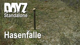 DayZ Standalone Hasenfalle Hasenschlinge rabbit snare [upl. by Anawait]