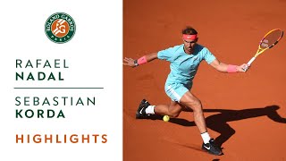 Rafael Nadal vs Sebastian Korda  Round 4 Highlights I RolandGarros 2020 [upl. by Eenert]