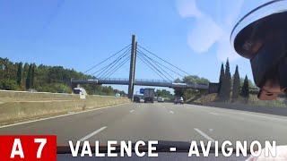 A7  Valence  Avignon France Timelaps [upl. by Setsero339]