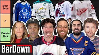 RATING ALL 31 REVERSE RETRO NHL JERSEYS [upl. by Nayrb]