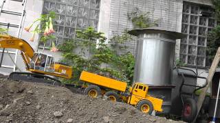 RC K700 HEAVY LOAD FROM RC EXCAVATOR LIEBHERR 944 rc live action kiro [upl. by Appledorf]