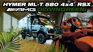 HYMER MLT 580 4x4² RSX  AMG Olivingreen [upl. by Jezebel]