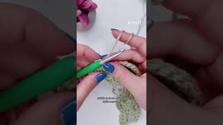 How to Crochet the VShell Stitch Left Handed Part 4 [upl. by Dayiz]