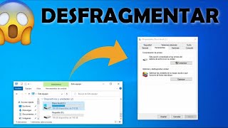 DESFRAGMENTAR Disco Duro Windows 10 ✔️ Funciona y Sin Programas [upl. by Inuat288]