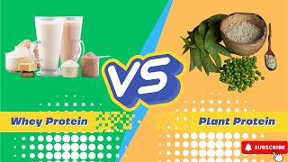 WHEY VS PLANT PROTEIN Which Is BEST For YOU [upl. by Rosaline]