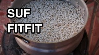 የሱፍ ፍትፍትና መጠጥ  Ethiopian Suf Fit Fit Recipe  Fitfit Injera [upl. by Tolecnal]