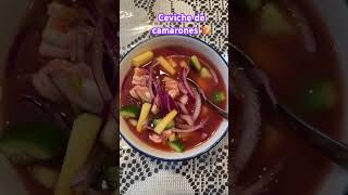 Ceviche de camarones comidasrapidasyfacilesdehacer antojod regionalmexicano [upl. by Ilagam]