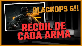 Recoil de Armas  Call Of Duty Black Ops 6 [upl. by Etnuad833]