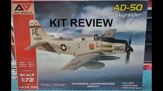 172 AampA Models AD5Q Skyraider kit review [upl. by Assirahc]