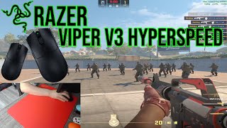 Razer Viper V3 HyperSpeed Review on CS2 Good mouse for 2024 [upl. by Oira230]