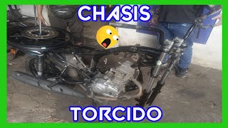 Enderezar Chasis de Moto 🔥🔥🔥 [upl. by Hareenum]