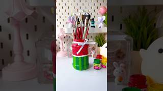 DIY Brush Holder shortviral art artshorts diycraft diyideas acrylicpainting [upl. by Marashio]