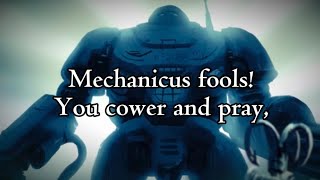 quotMechanicus FoolsquotMen of Iron AntiAdeptus Mechanicus song Sang by Silica Animus [upl. by Nahtnaoj]