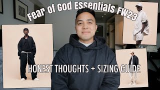 Fear of God Essentials FW23 Sizing Guide  WATCH BEFORE YOU BUY [upl. by Ardisi]