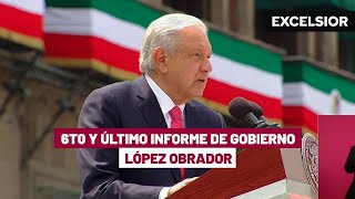 Sexto Informe de Gobierno de López Obrador  Completo [upl. by Nikolai894]