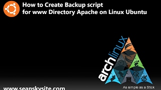 How to Create Backup script for www Directory Apache on Linux Ubuntu [upl. by Higginson]