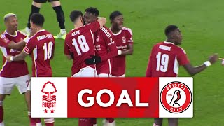 GOAL  Divock Origi  Nottingham Forest 10 Bristol City  Fourth Round Replay  Emirates FA Cup [upl. by Flavia]