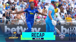 MI Cape Town v Pretoria Capitals  ICYMI  Match 28 Recap  Betway SA20 [upl. by Strepphon]