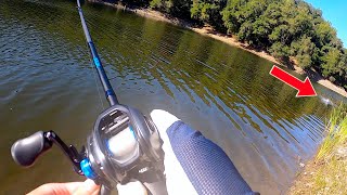 Bass Fishing at Almaden Reservoir in San Jose CA [upl. by Golter452]