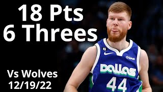 Davis Bertans 18 Pts 6 Threes vs Timberwolves Highlights [upl. by Nosnor656]