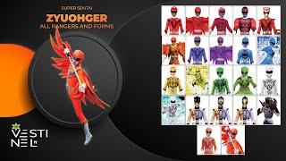 Zyuohger All Rangers and Form [upl. by Regni]