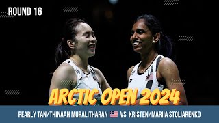 Pearly TanThinaah Muralitharan 🇲🇾 Vs KristenMariia Stoliarenko 🇺🇦🇳🇱  Arctic Open 2024 [upl. by Eniamrehc]