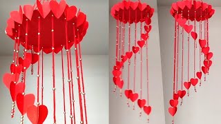 DIY Valentines Day Crafts Idea I Wall Hanging Crafts Idea I Room Decoration Idea I Our Sweet Mom [upl. by Traggat230]