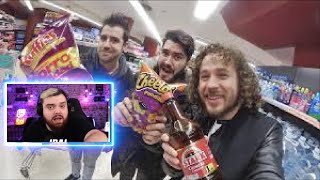 IBAI REACCIONA A LUISITO COMUNICA VISITANDO un SUPERMERCADO en ESPAÑA ft Wismichu y Auronplay [upl. by Ia]