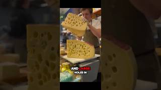 Why Does Emmental Cheese Have Holes MIND BLOWING Reason shortvideo [upl. by Tiga]