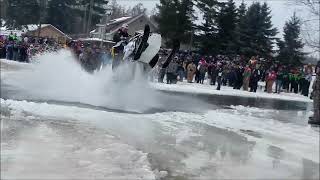 Pickerel Lake Jump In amp Water Skipping 2013 [upl. by Aynek]