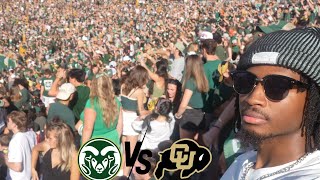 I Went To One Of The BEST College Football Rivalry Games  Vlog   Colorado Vs Colorado State [upl. by Maure243]