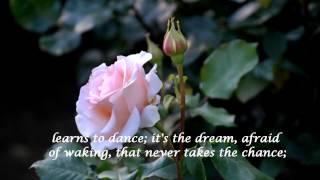 The Rose  Bette Midler HD with lyrics HQ Audio [upl. by Ardnuahc]