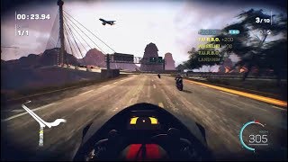 Trying out first person Moto Racer 4 [upl. by Clardy]