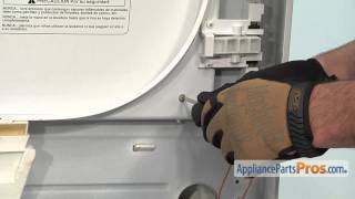 How To WhirlpoolKitchenAidMaytag Lid Hinge WP352044 [upl. by Searby]