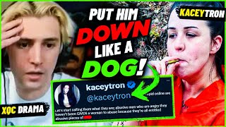 Kaceytron WISHES DEATH on Me INSANE Drama w XQC Gets Personal [upl. by Landes]