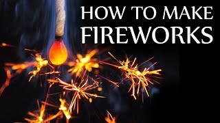 How To Make Senko Hanabi Sparklers very rare Japanese fireworks [upl. by Ahsitahs713]