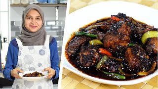 Ayam Masak Kicap Pedas  Soy Sauce Chicken  DAPUR LIMAU NIPIS [upl. by Symer]