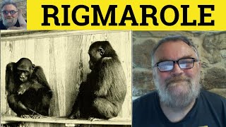 🔵 Rigmarole Meaning  Rigmarole Examples  Define Rigmarole  English Nouns  Rigmarole [upl. by Alli]