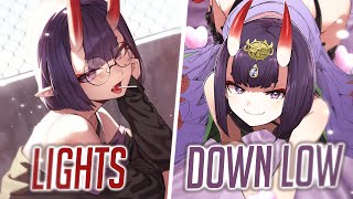 Nightcore  Lights Down Low Lyrics [upl. by Hagep]