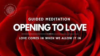 Opening to LOVE 🌹 Guided Heart Chakra Meditation [upl. by Dazhehs]