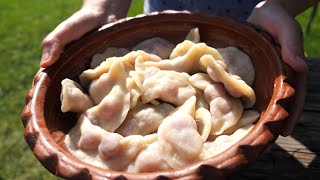 My grandmother taught me how to cook delicious Dumplings with Cherries 🍒 UKRANIAN VARENYKY RECIPE [upl. by Hawk]