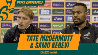 Tate McDermott amp Samu Kerevi  Press Conference [upl. by Talbert]