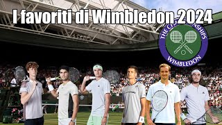 Tennis I favoriti di Wimbledon 2024 [upl. by Eninaej]