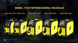 ESAB Rebel EMP 215235255320 tutvustusvideo [upl. by Goldshlag619]