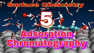 Adsorption chromatography animation  adsorption chromatography in hindi [upl. by Amlus680]