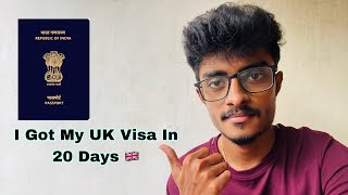 Got my UK visa in 20 days  VFS visa delay and experience  Tamil Student Visa  VFS Global Chennai [upl. by Suiradel]