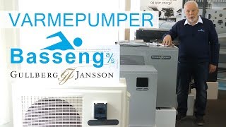 Varmepumper for basseng vi presenterer fem modeller fra Gullberg amp Jansson [upl. by Drahser]