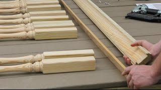 How to Install Handrails and Lattice Strips from SampL Spindles [upl. by Dietsche]